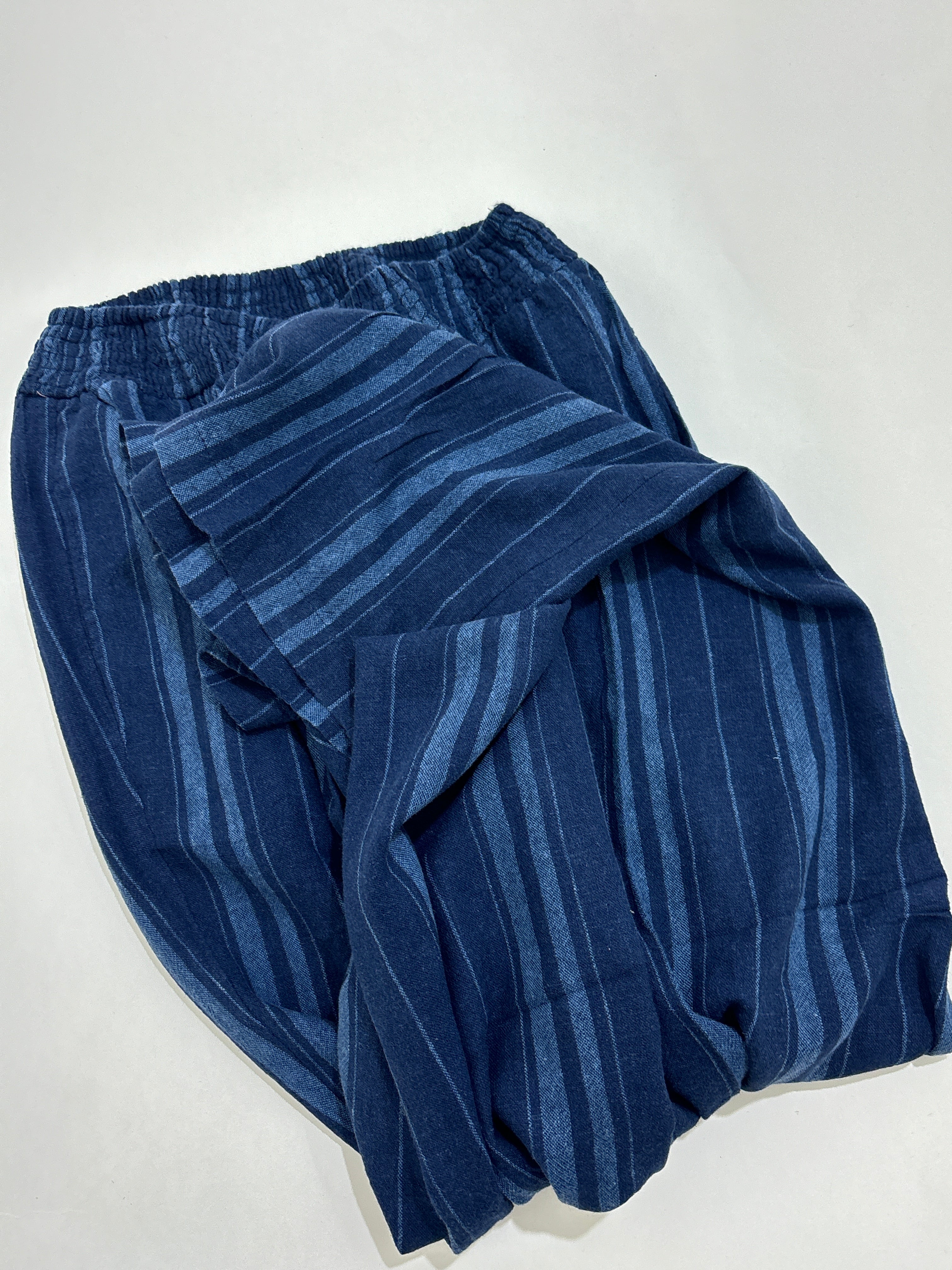 striped linen trouser