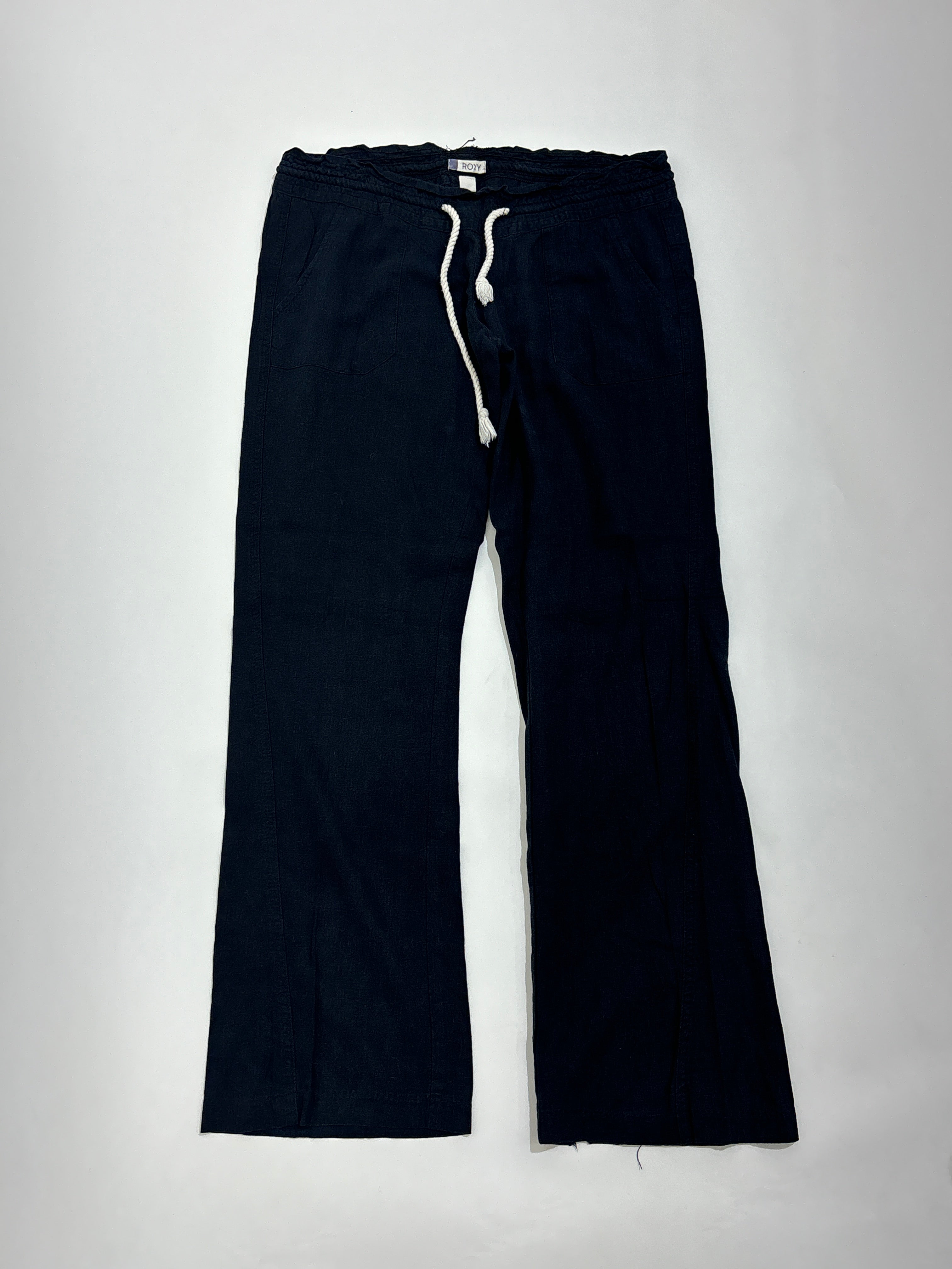 Blue linen trouser