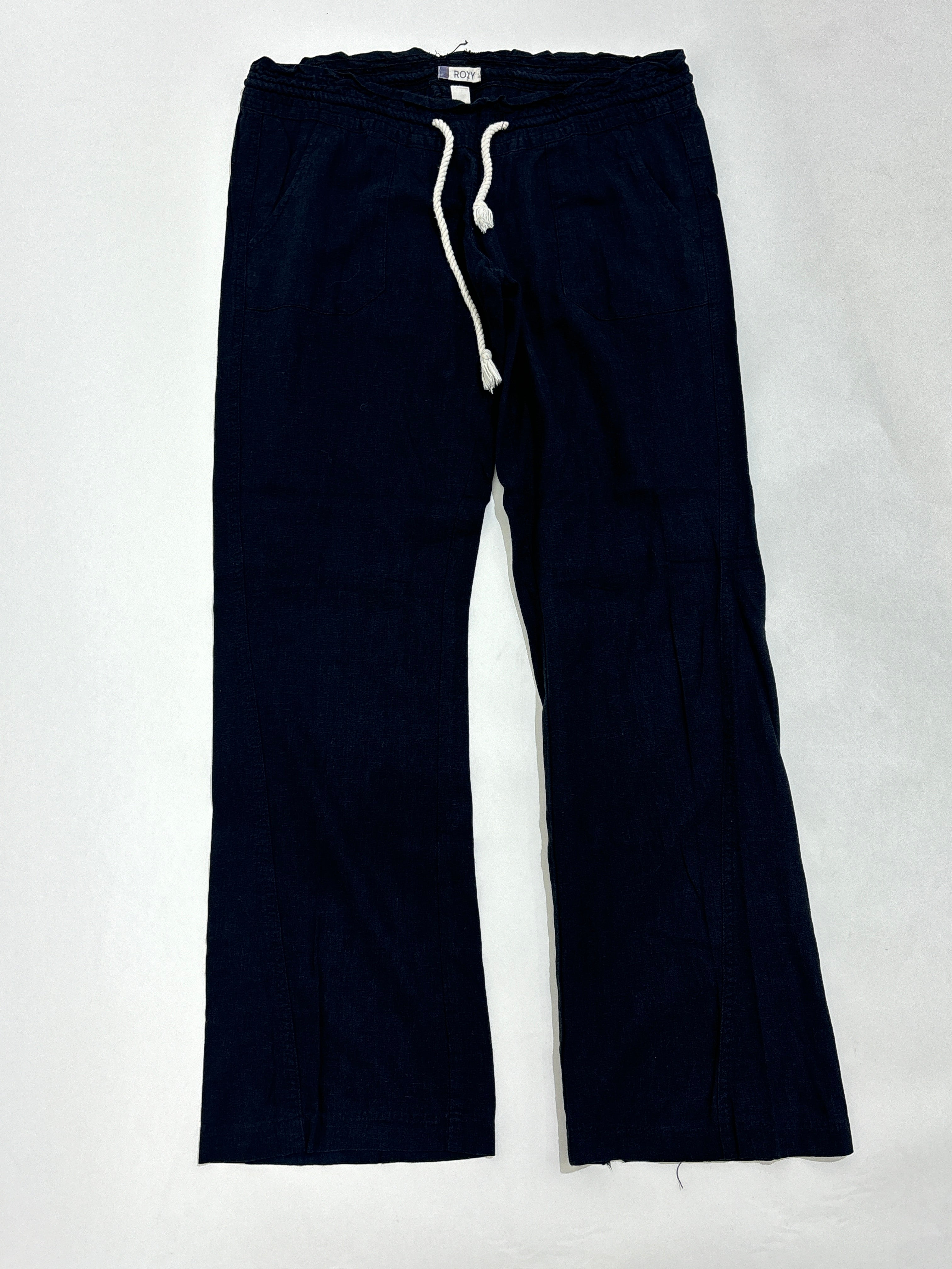 Blue linen trouser