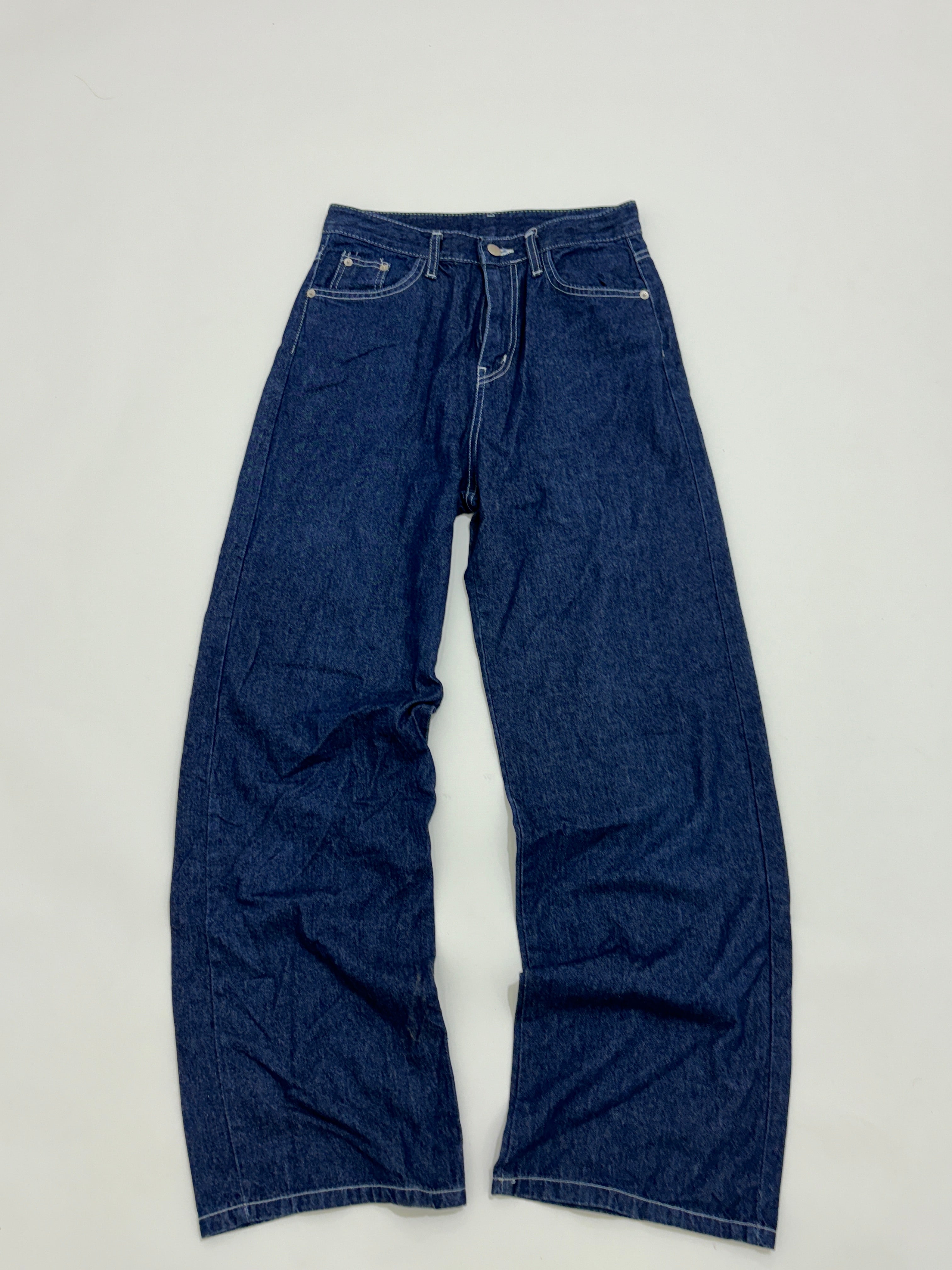 Highwaisted straight fit jeans