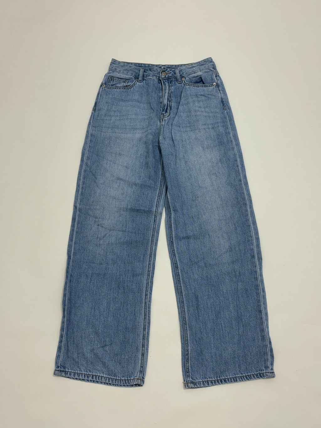 Highwaisted straight fit jeans