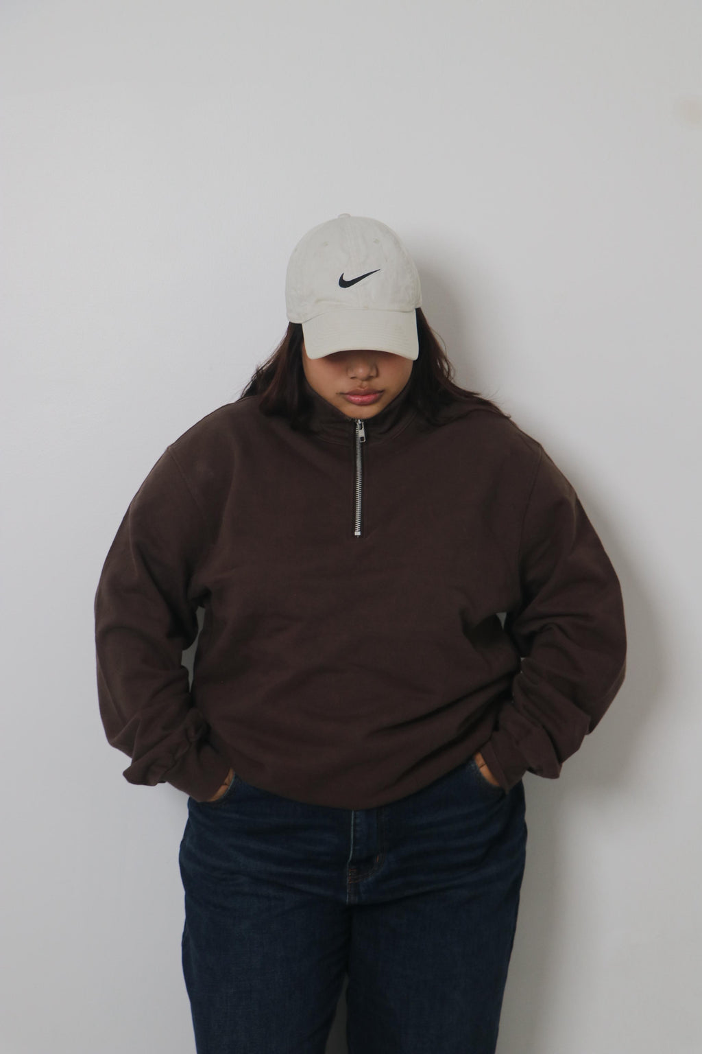 Half-zipper sweatshirt
