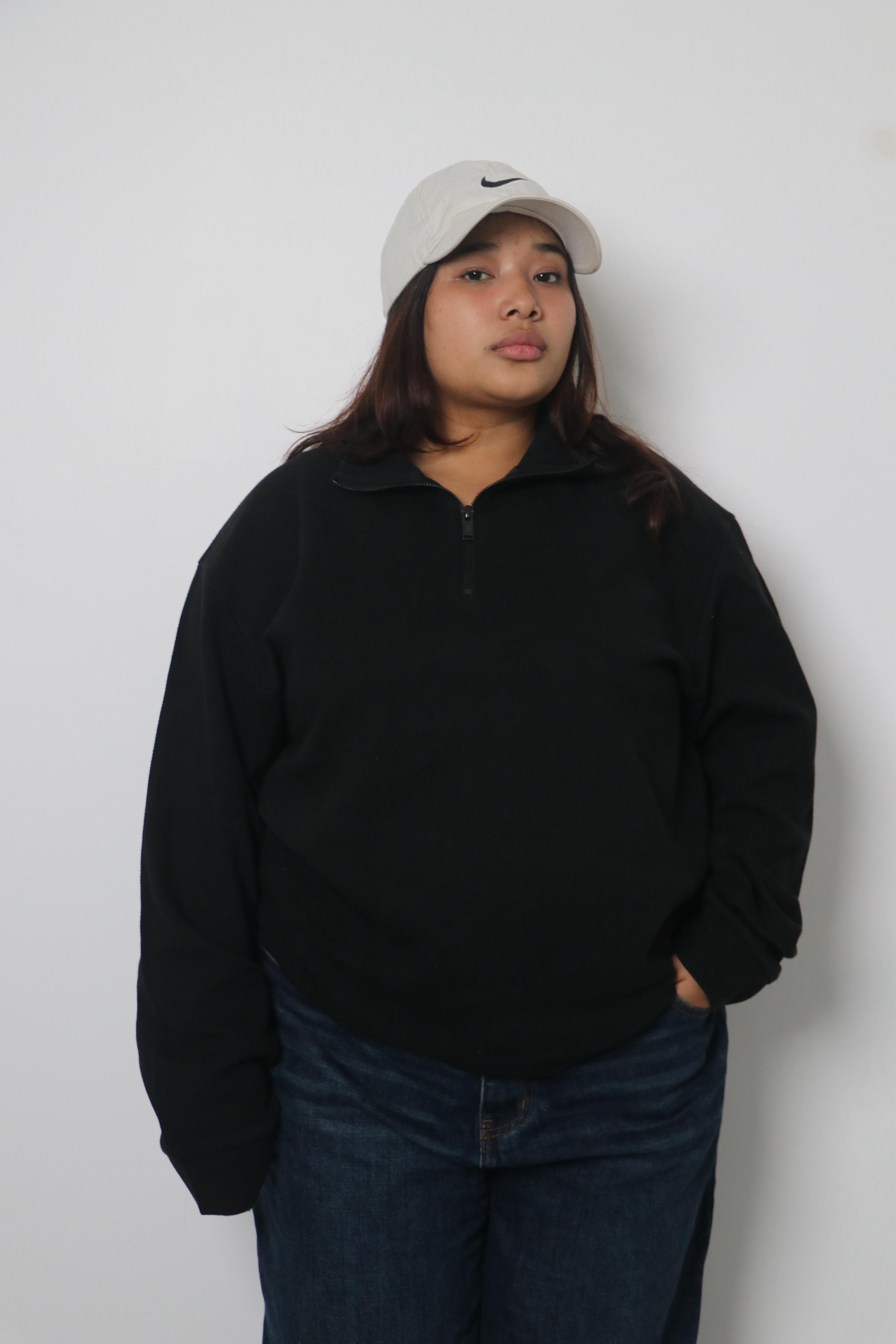 Half-zipper sweatshirt