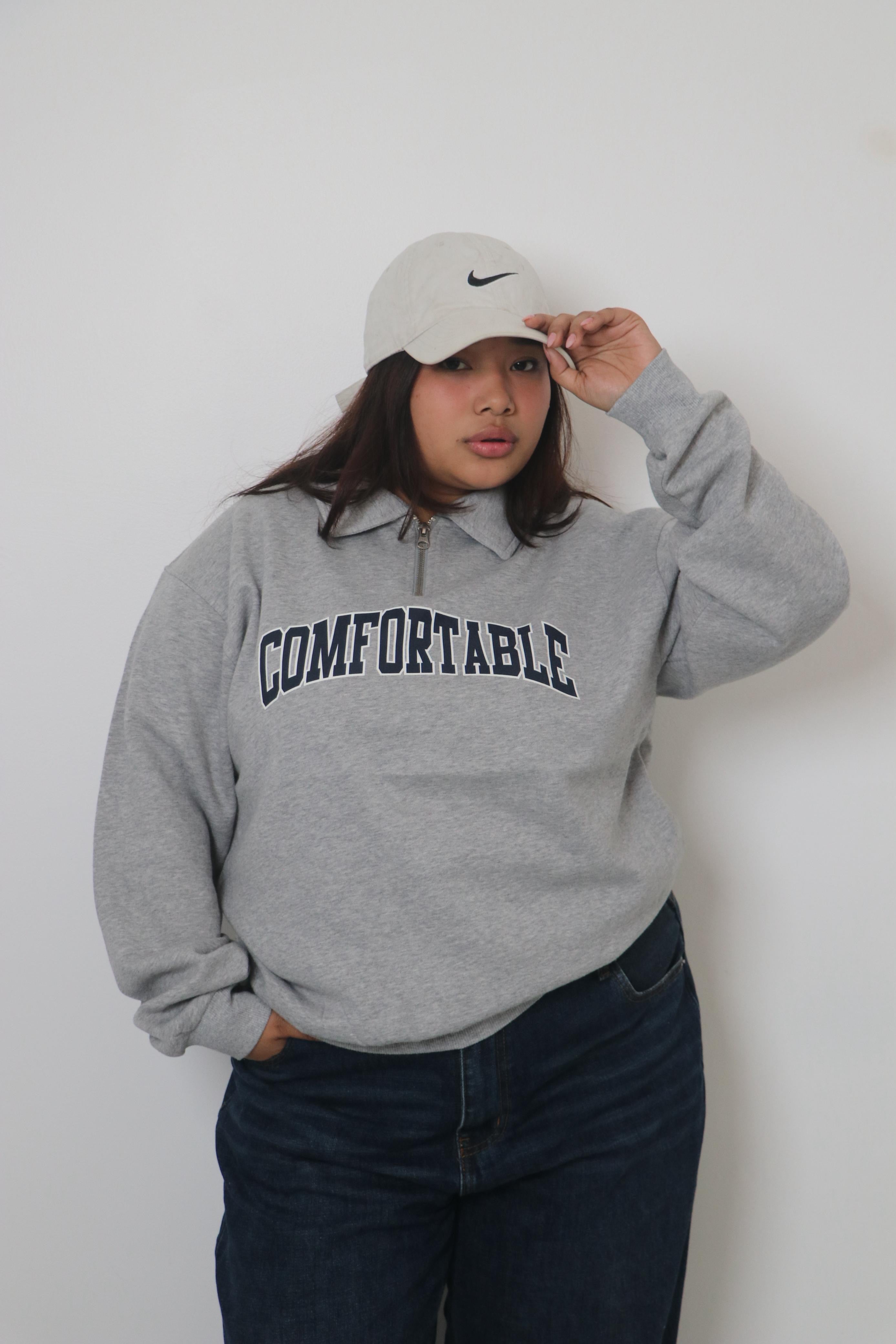 Half-zipper sweatshirt