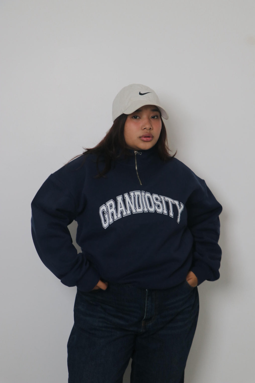 Half zipper sweatshirt